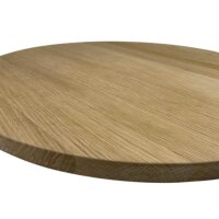 kiuub Runde Tischplatte Massivholzplatte Eiche