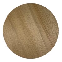 kiuub Runde Tischplatte Massivholzplatte Eiche