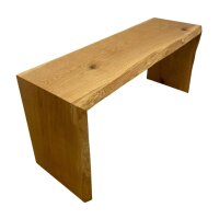kiuub Massivholz Sitzbank Eiche mit Naturkante